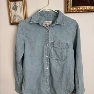 Universal Thread NWT Light Blue Denim Shirt Thick Cotton
